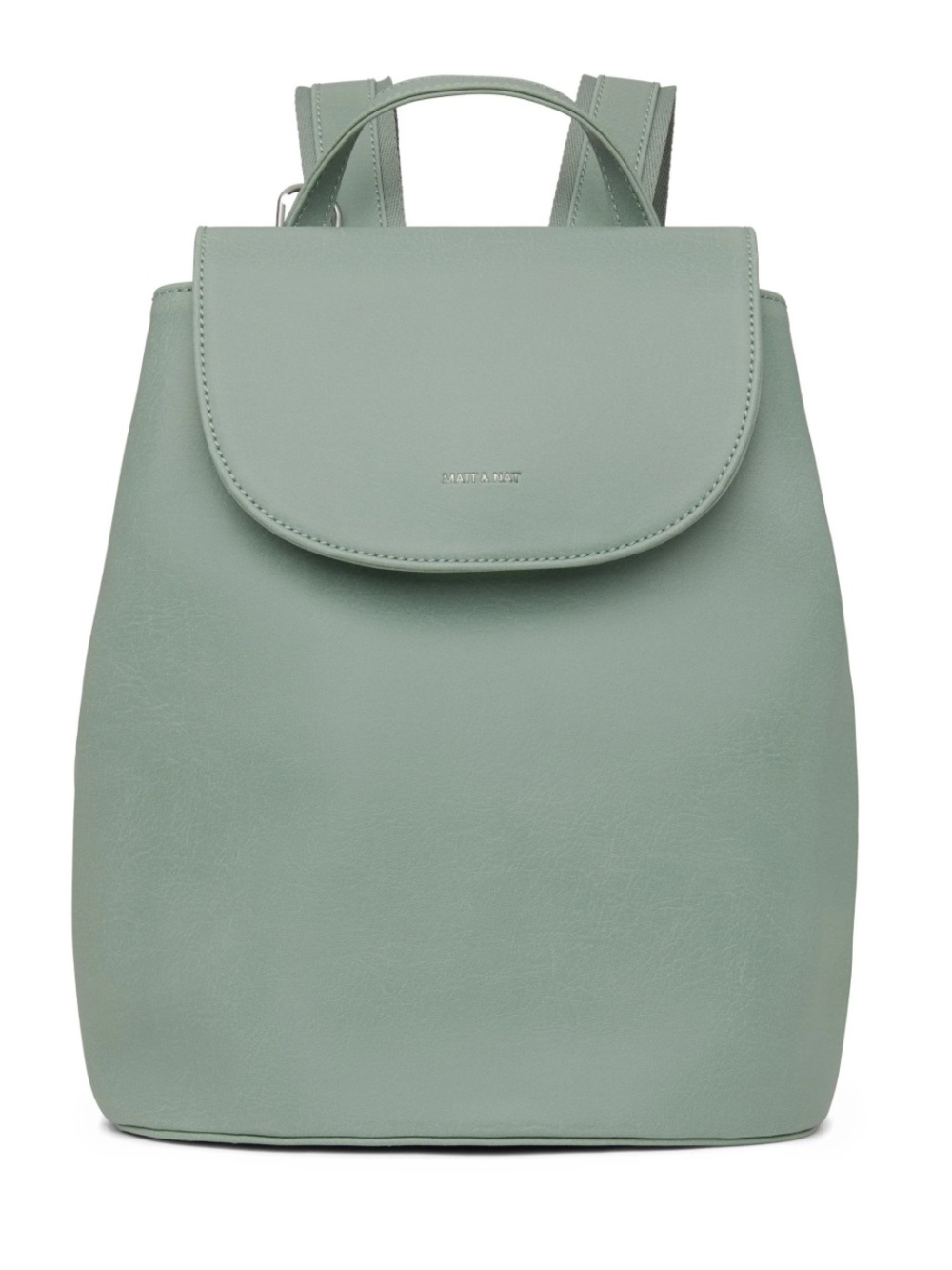 Matt & Nat Sage Green Vegan Leather Soho Backpack